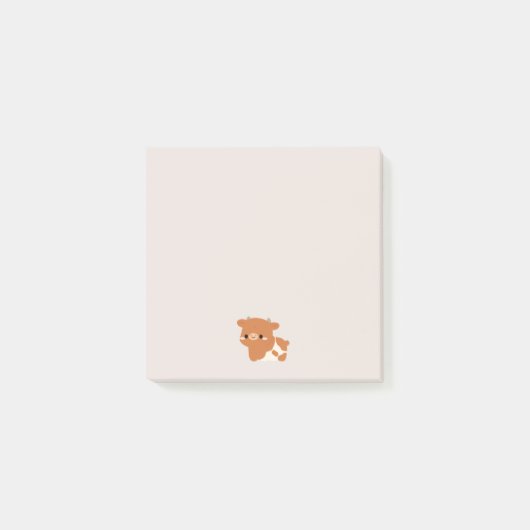 Hereford-Kuh Post-it Klebezettel (Vorderseite)