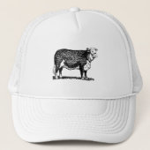 Hereford Kuh Truckerkappe (Vorderseite)