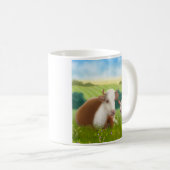 Hereford Kuh und Kalb-Tasse Kaffeetasse (VorderseiteRechts)
