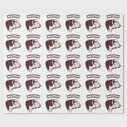 HEREFORD RANCHER GESCHENKPAPIER (Flach)
