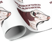 HEREFORD RANCHER GESCHENKPAPIER (Rolleneckpunkt)