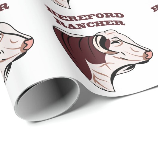 HEREFORD RANCHER GESCHENKPAPIER (Rolleneckpunkt)