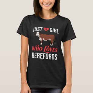 Hereford-Rind Kuh Bulle Rindfleisch Farm T-Shirt