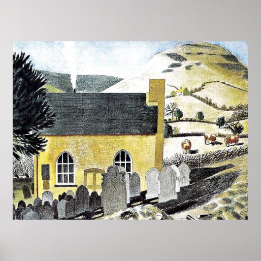 Herefords Knob & Baptist Kapelle Poster (Vorne)