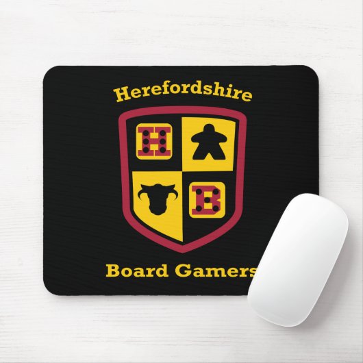 Herefordshire Brettgamers-Mäusematte Mousepad (Mit Mouse)