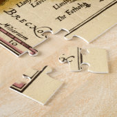 Herefordshire Landkreis England Alte antike Karte Puzzle (Seite)