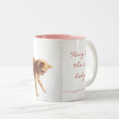 Herein dort hängen zweifarbige tasse (VorderseiteRechts)