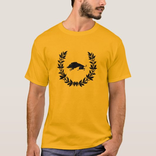 Herein gesäumt wie ein Eber zwischen Bögen T-Shirt (Vorderseite)