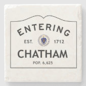 Hereinkommender Chatham Steinuntersetzer (Vorderseite)