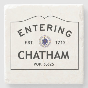 Hereinkommender Chatham Steinuntersetzer