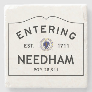 Hereinkommender Needham Steinuntersetzer