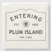 Hereinkommender Steinuntersetzer (Vorderseite)