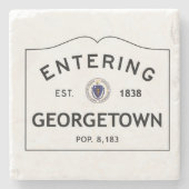 Hereinkommender Steinuntersetzer (Vorderseite)