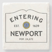 Hereinkommender Steinuntersetzer (Vorderseite)