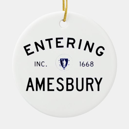 Hereinkommendes Amesbury Keramikornament (Vorne)