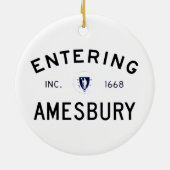 Hereinkommendes Amesbury Keramikornament (Hinten)