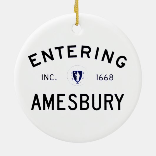 Hereinkommendes Amesbury Keramikornament (Hinten)