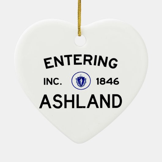 Hereinkommendes Ashland Keramik Ornament (Hinten)