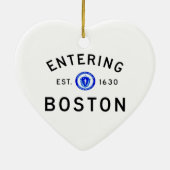 Hereinkommendes Boston Keramik Ornament (Hinten)