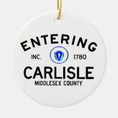 Hereinkommendes Carlisle Keramik Ornament (Vorne)