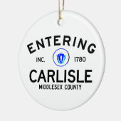 Hereinkommendes Carlisle Keramik Ornament (Links)