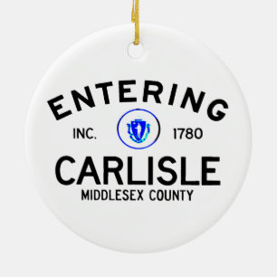 Hereinkommendes Carlisle Keramik Ornament