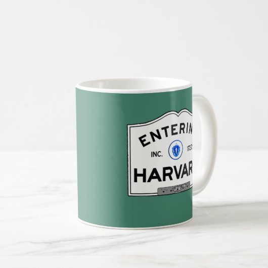 Hereinkommendes Harvard Kaffeetasse (VorderseiteRechts)