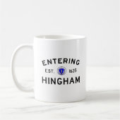 Hereinkommendes Hingham Kaffeetasse (Links)