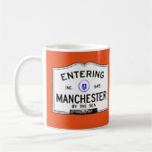 Hereinkommendes Manchester durch das Meer Kaffeetasse (Links)