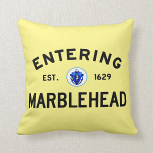 Hereinkommendes Marblehead Kissen