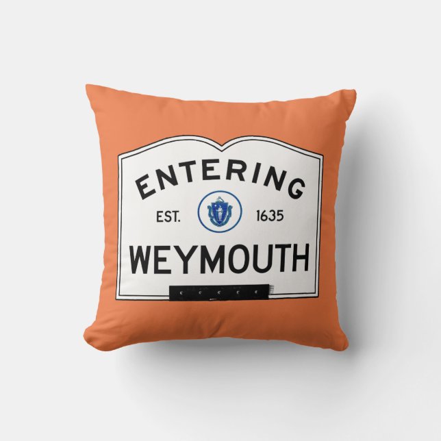 Hereinkommendes Weymouth Kissen (Vorderseite)