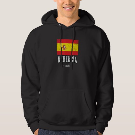 Herencia Spain Flag Stadt Bandera Ropa Hoodie (Vorderseite)