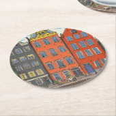 Herengracht Canal Amsterdam Niederlande Runder Pappuntersetzer (Angewinkelt)