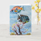 Here's Fishing You a Happy Birthday! Karte (Gelbe Blume)