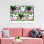 Heres sieht dich an leinwanddruck (Insitu (Wohnzimmer))