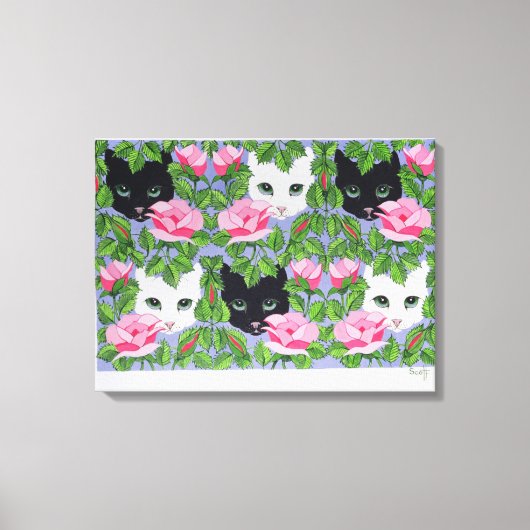 Heres sieht dich an leinwanddruck (Vorderseite)