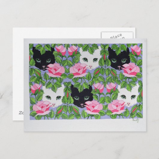 Heres sieht dich an postkarte (Vorne/Hinten)