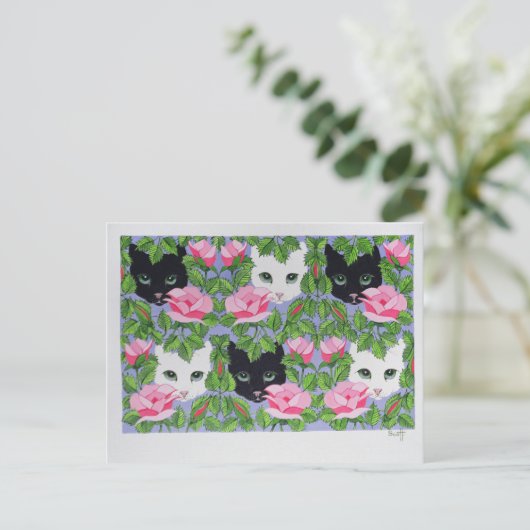 Heres sieht dich an postkarte (Stehend Vorderseite)