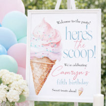 Here's the scoop, Ice Cream Party, Sweet 