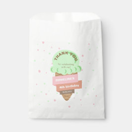 Here's The Scoop Mint Ice Cream Sweet Birthday Geschenktütchen