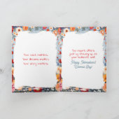 Here's to Strong Women International Women's Day Karte (Innenseite)