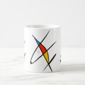 HereZen springende HundeTasse Kaffeetasse (Mittel)