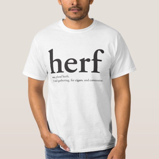 Herf Beschreibung T-Shirt (Vorderseite)