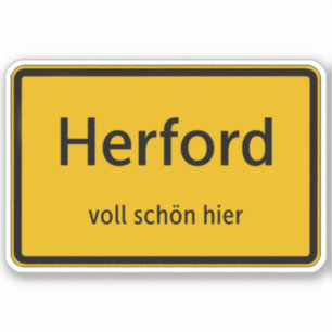 Herford Aufkleber Sticker Autoaufkleber