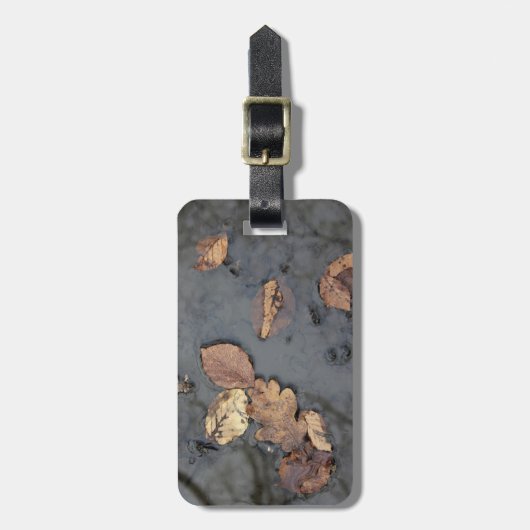 herfstlabel gepäckanhänger (Vorderseite vertikal)