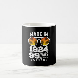 Hergestellt 1924 99 Jahre großartig Kaffeetasse