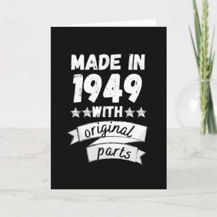 Hergestellt 1949 mit Originalteilen, Karte