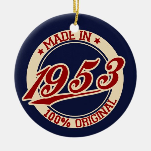 Hergestellt 1953 keramikornament (Vorne)