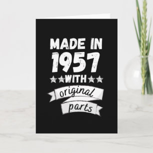 Hergestellt 1957 mit Originalteilen, Karte