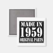 HERGESTELLT 1959 MAGNET (Vorderseite/Rückseite)